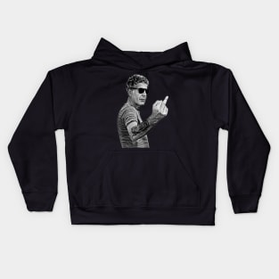 Anthony Bourdain-More Detail!-Middle Finger Kids Hoodie